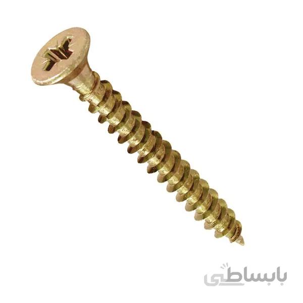پیچ چوب 3 سانت چهارسو ضخامت 3.9 میلیمتر