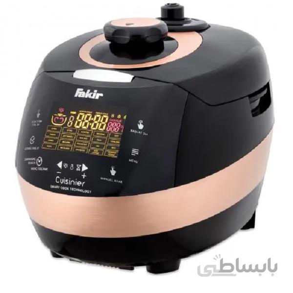 پلوپز چندکاره فکر مدل CUISINIER ظرفیت 5 لیتر (رزگلد) ا Fakir CUISINIER Rice Cooker