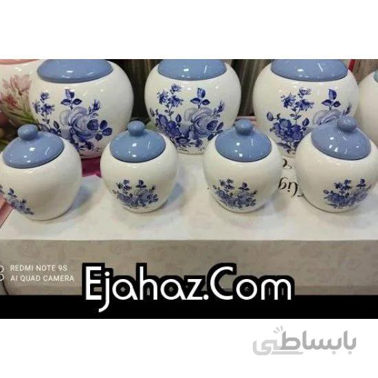 پاسماوری سرامیکی 7 پارچه درب آبی