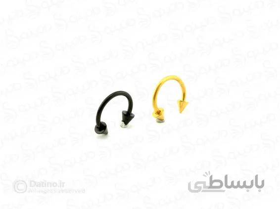 پیرسینگ لب و بینی نیزه zarrin-p-53