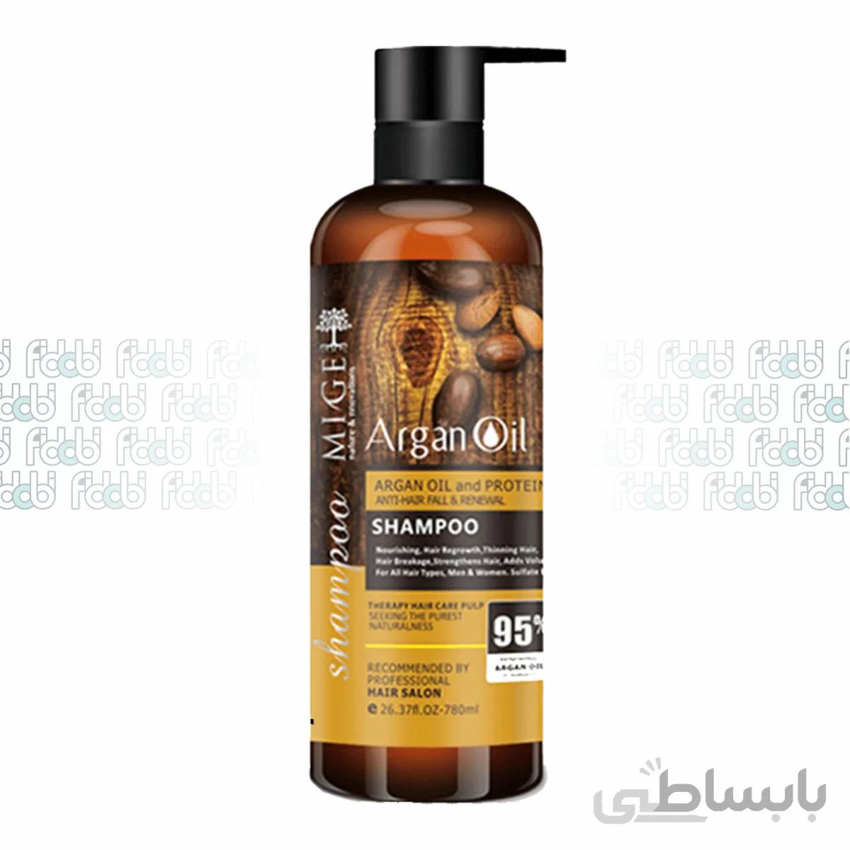 شامپو فری سولفات MIGE Argan Oil Shampoo