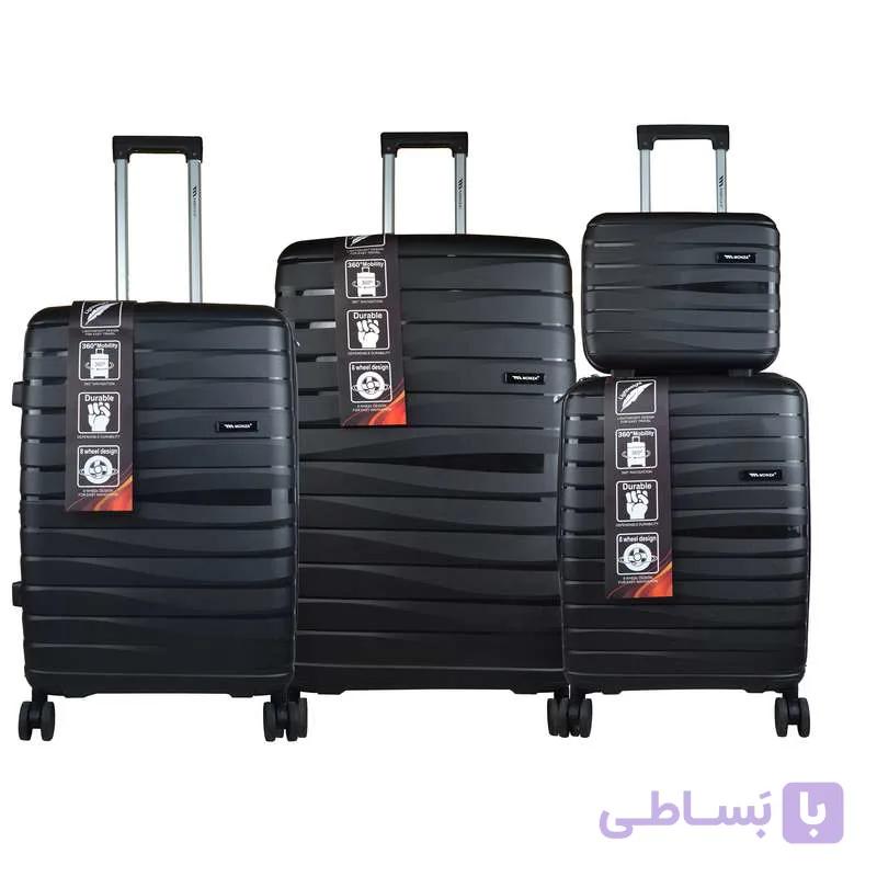 ست چهار عددی چمدان مونزا مدل YTQ1 — تصویر 1