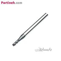 فرز انگشتی کاربایدی چهار پر سایز 3 میلیمتر HRC45 آلاتا ا ALATA 3mm HRC45 4 flute carbide end mill