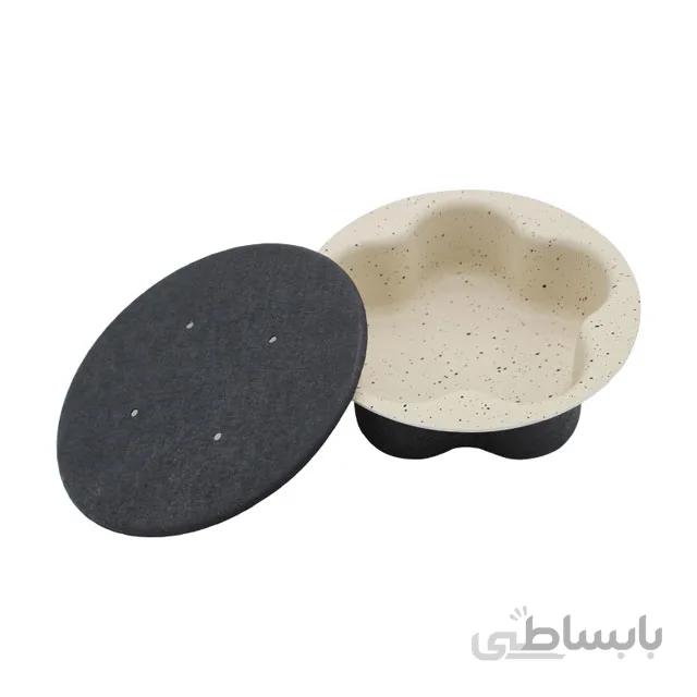 قالب گرانیت ته چین درب دار طرح گل