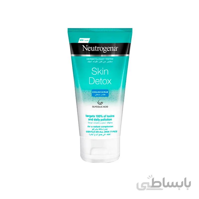 اسکراب لایه بردار پوست Neutrogena مدل skin detox