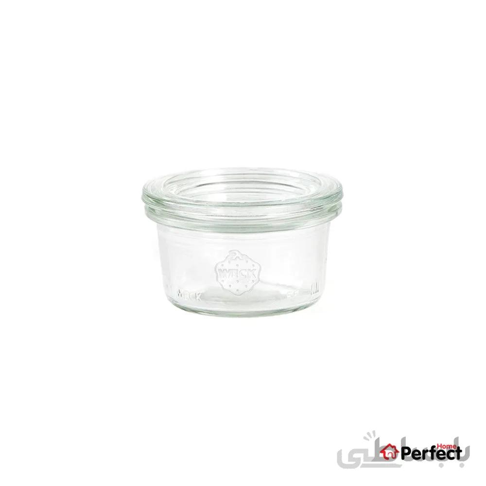 ظرف شیشه ای در دار Weck 50ml مدل ۷۵۵