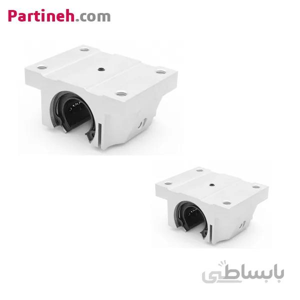 بلبرینگ خطی بلوکی شیار دار مدل TBR20UU قطر 20 میلیمتر ا TBR20UU Linear Guide Ball Bushing
