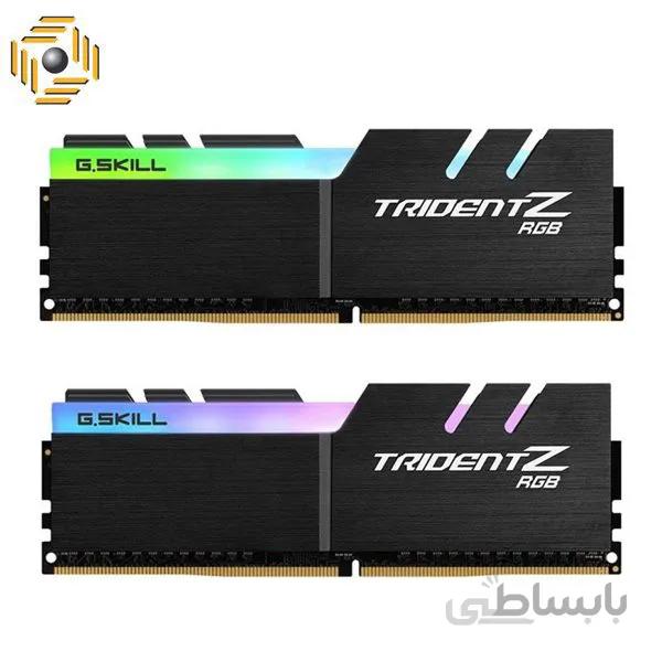 رم دسکتاپ DDR4 دو کاناله 3200 مگاهرتز CL16 جی اسکیل مدل TRIDENT Z RGB ظرفیت 16 گیگابایت