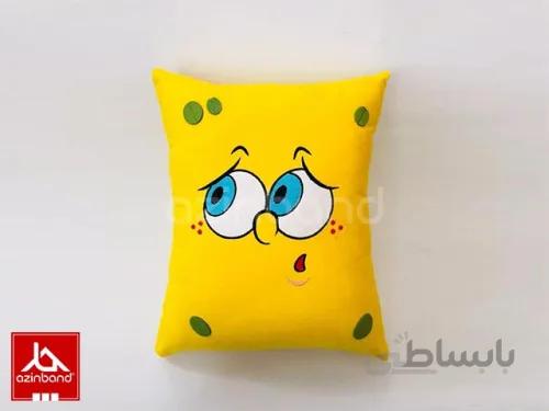 بالش فانتزی باب اسفنجی کد3 ا بالش فانتزی باب اسفنجی با پارچه مخملی