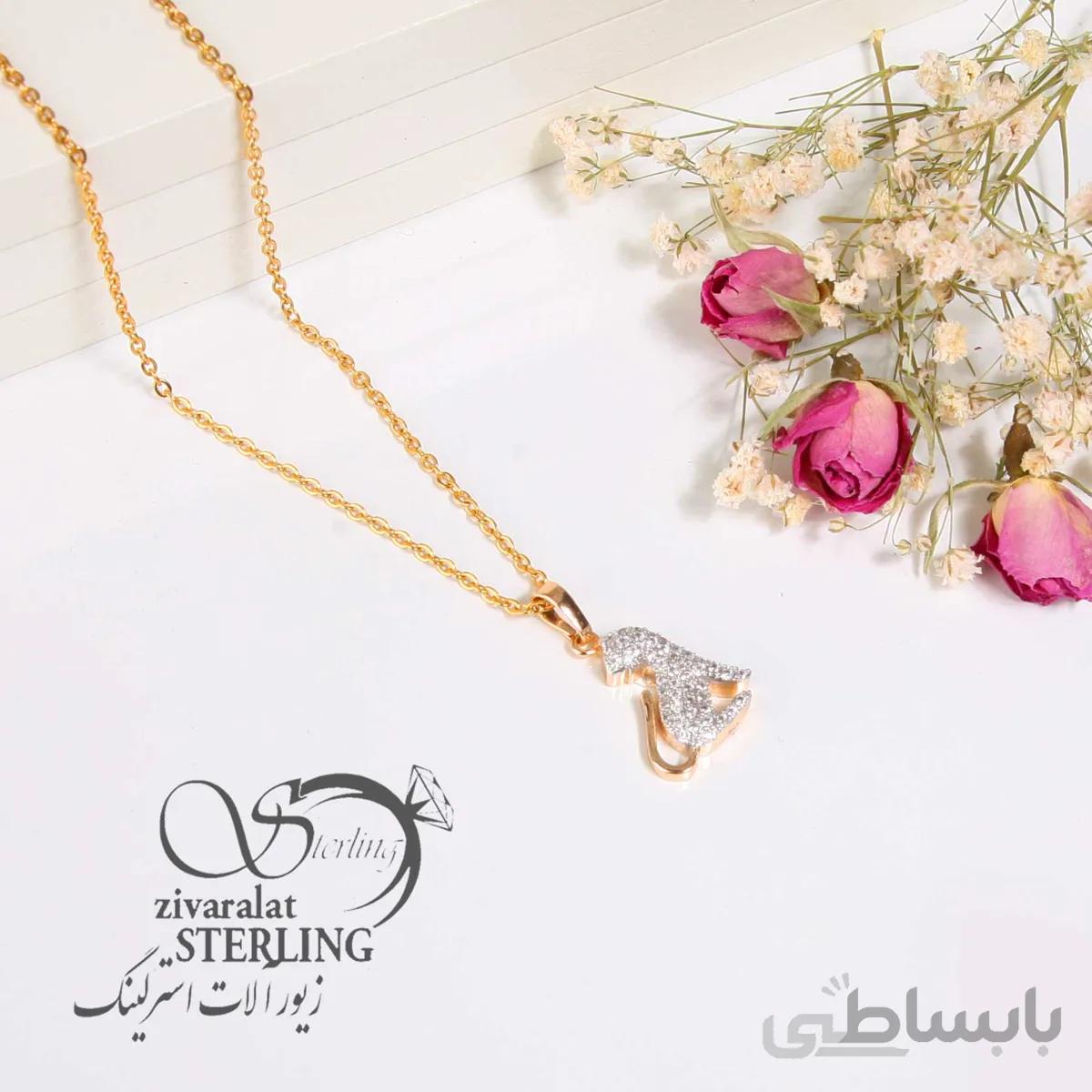 گردنبند زنانه طرح طلا