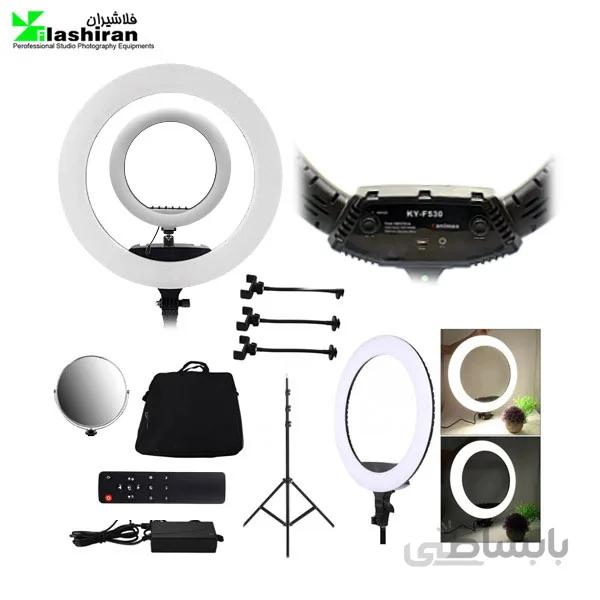 رینگ لایت دو قلو فنیمکس Fanimex KY-F530 به همراه پایه
