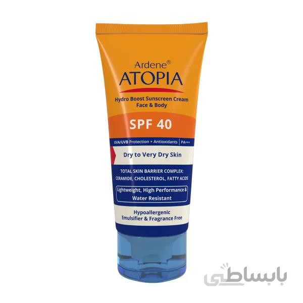 ضد آفتاب رطوبت رسان درای ریلیف اتوپیا SPF40 آردن