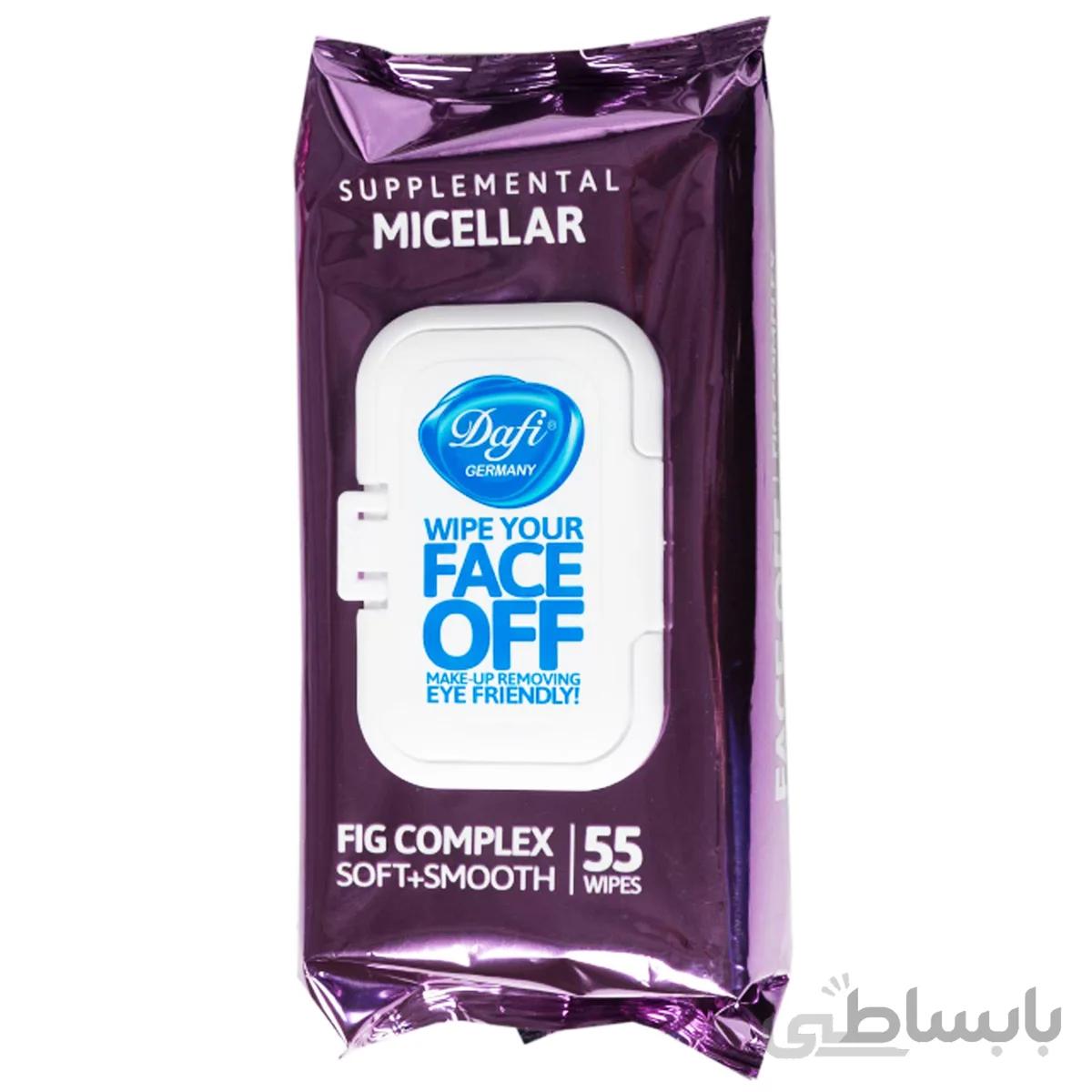 دستمال مرطوب دافی مدل micellar