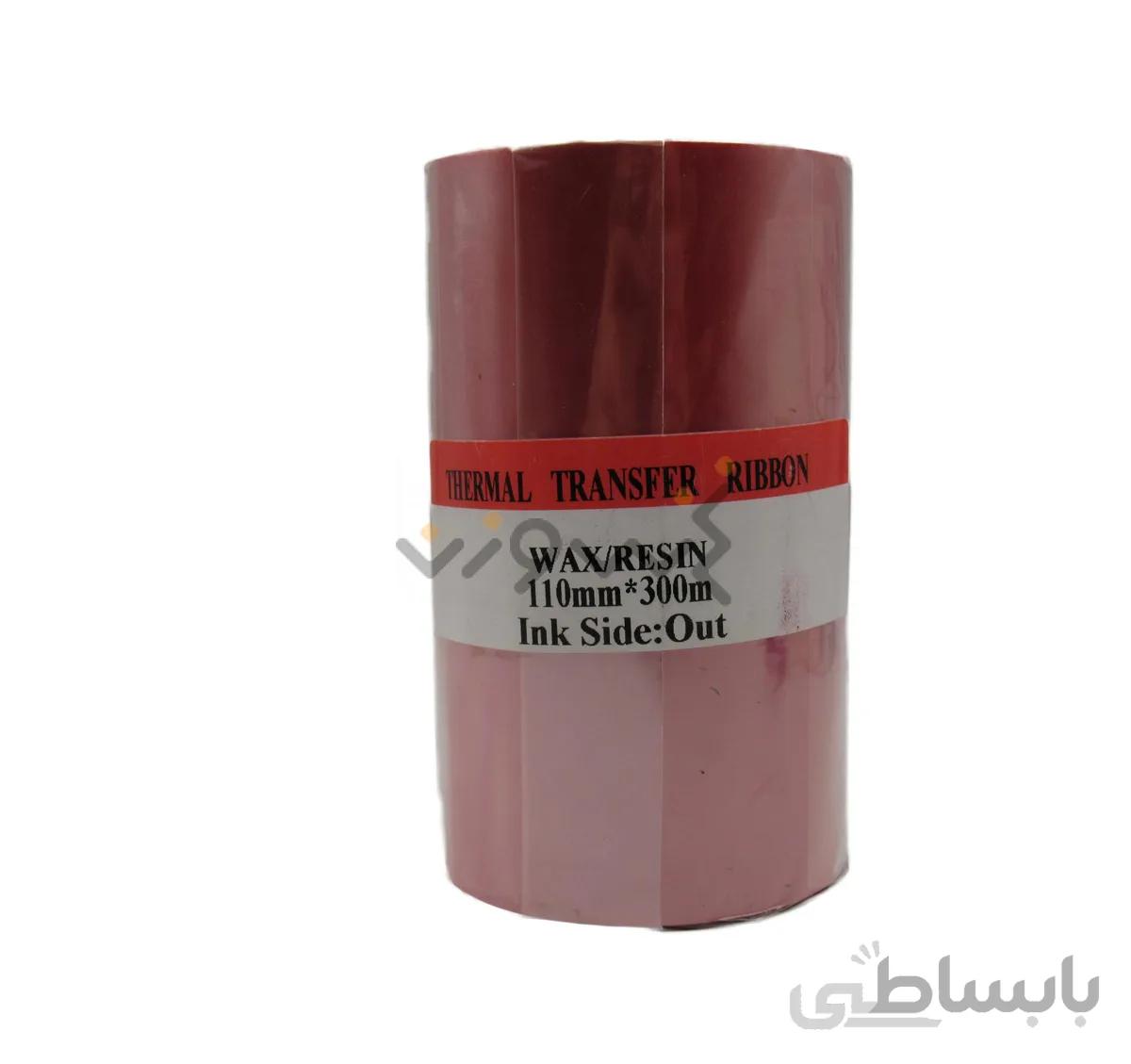 ریبون وکس رزین 110x300 قرمز