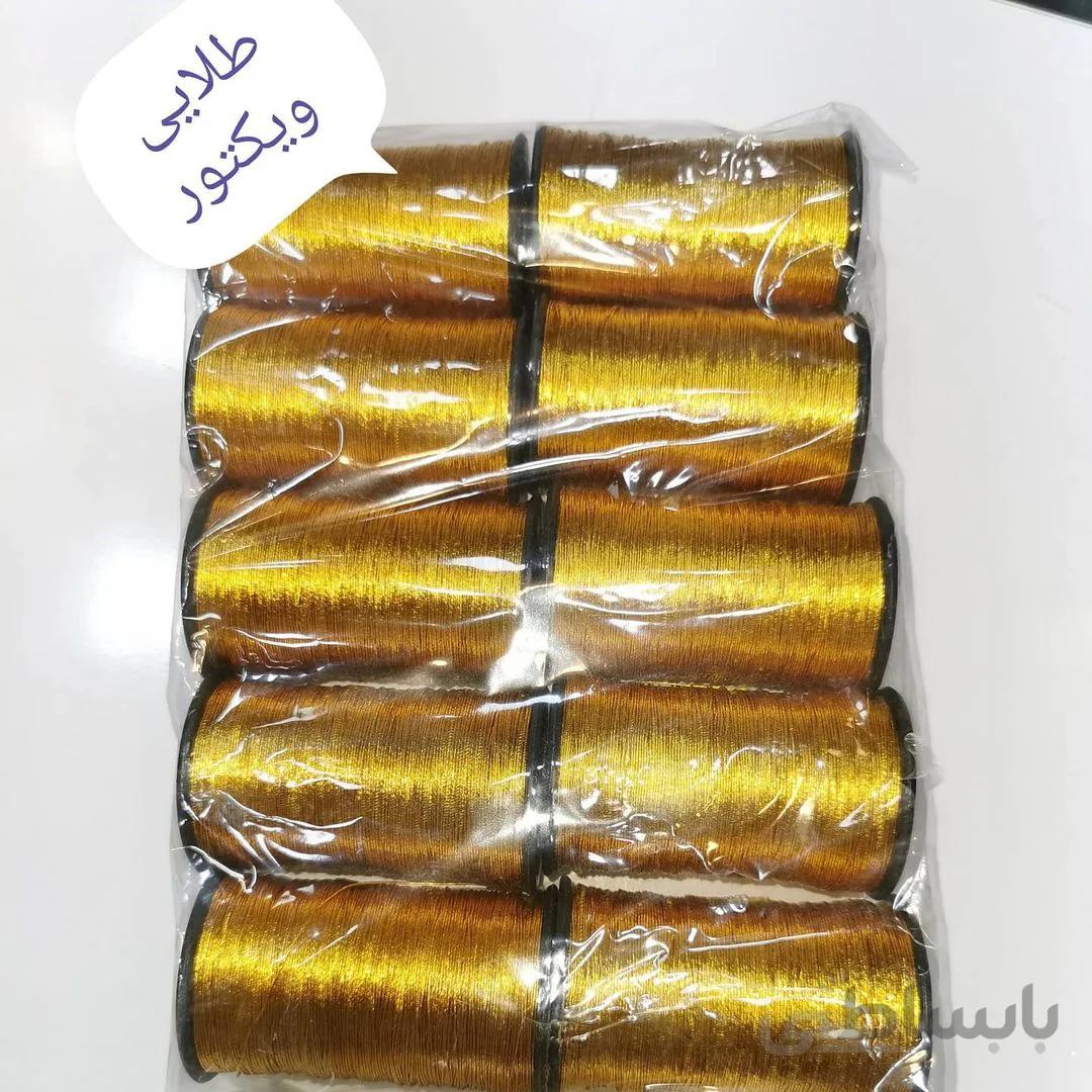 نخ گلابتون طلایی ویکتور s102