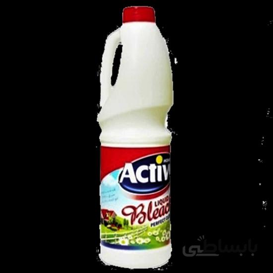 مایع سفید کننده معمولی یک لیتری اکتیو-کارتن ۱۲ تایی