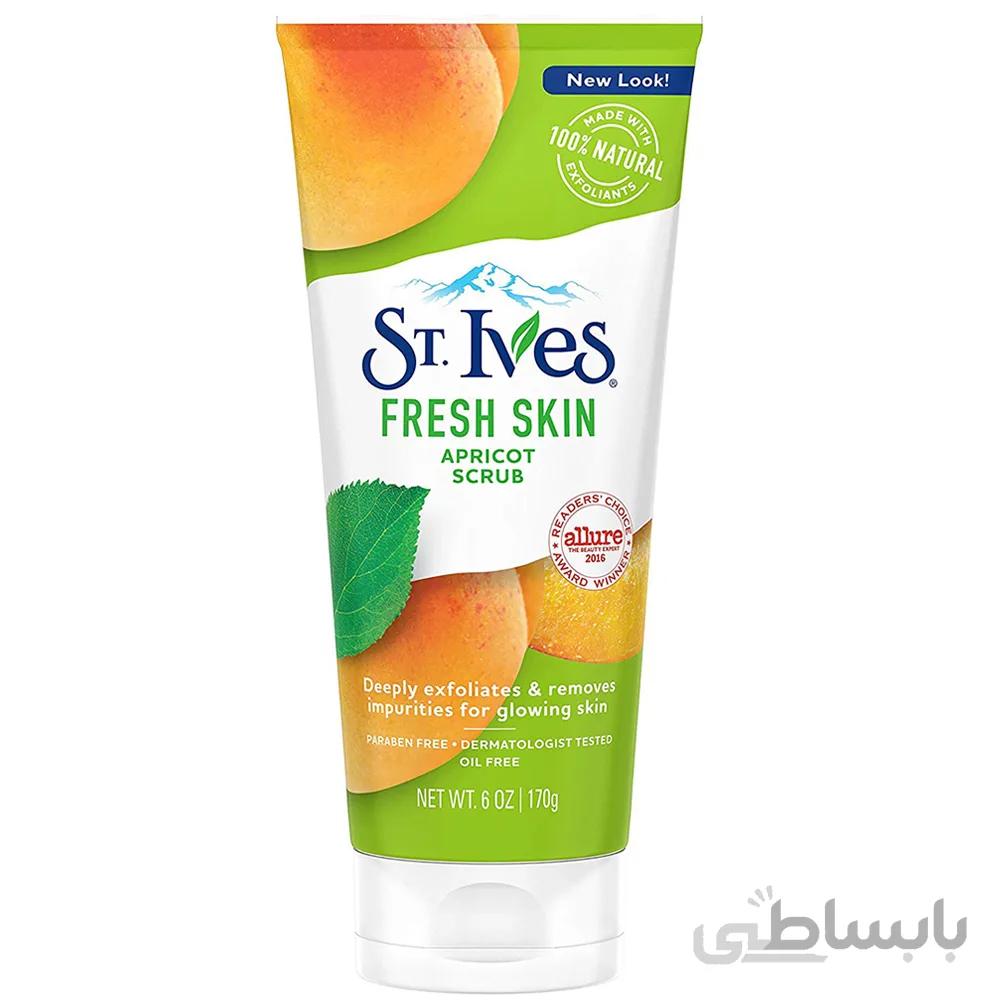 اسکراب نرم کننده پوست سینت ایوز St Ives مدل FRESH SKIN وزن 170 g