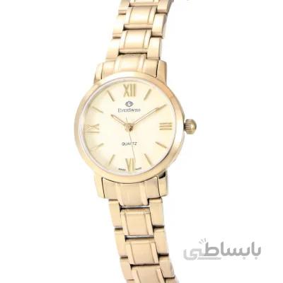 ساعت مچی زنانه اصل | برند Everswiss | مدل EV-9738-LGI