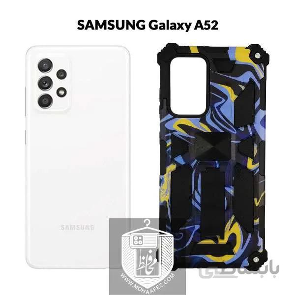 قاب ضد ضربه چریکی سامسونگ Galaxy A52 / A52s هولدر دار کد SA438F