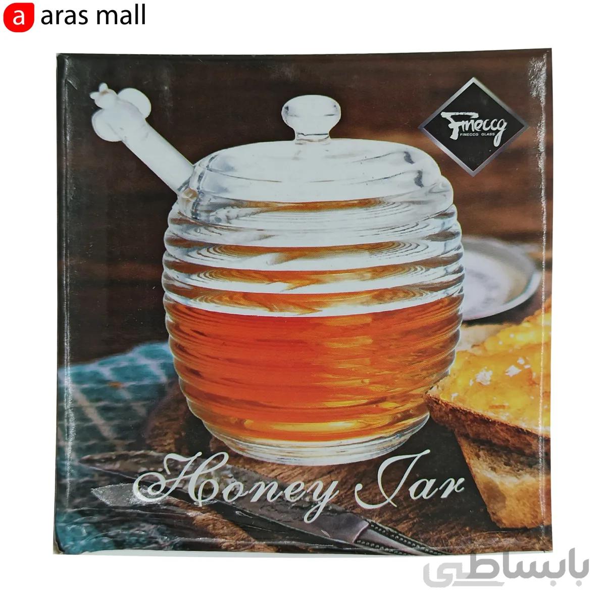 ظرف عسل Fineccy طرح راه راه