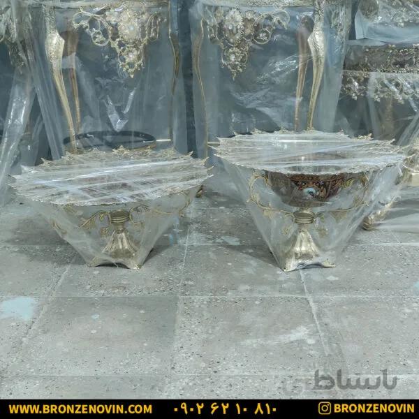 ست پذیرایی میوه خوری برنز و شیرینی خوری برنز