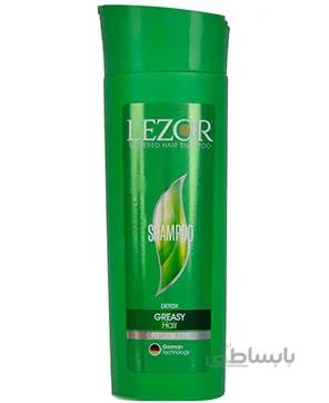 شامپو موهای پوشیده و چرب لزور 250 میلی لیتری