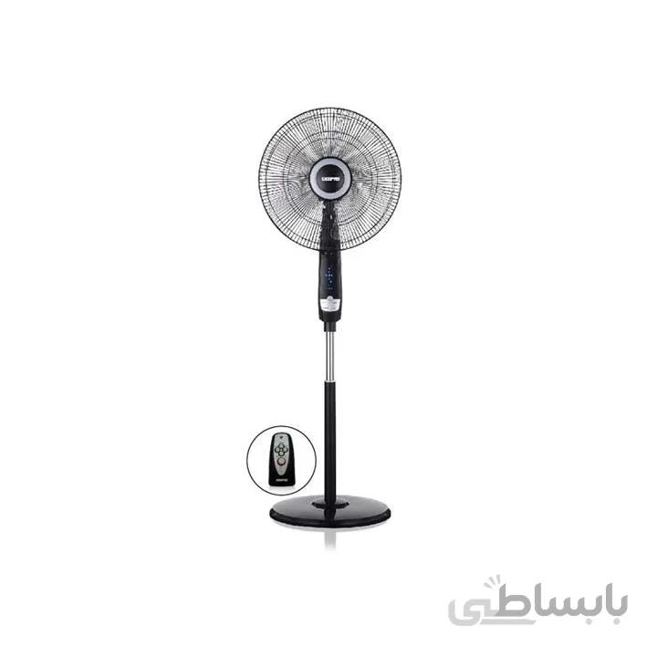 پنکه ایستاده جیپاس مدل GF9489 ا 16" stand fan with remote covtrol