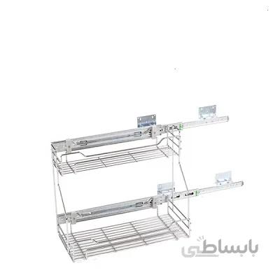سبد جای مواد شوینده ریلی زیرسینک کد A355 آدلان