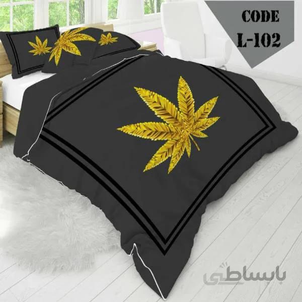 روتختی سه بعدی ساتن ابریشم ترک طرح مدرن - کد 102