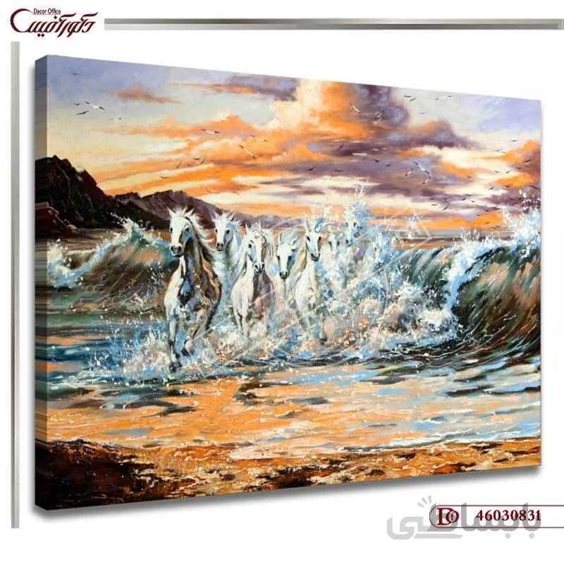 تابلو دیواری اسب 0831 ا Landscape wall paintings 0831