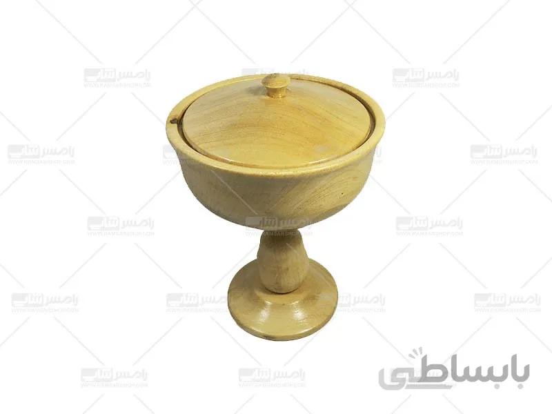 قندان چوبی پایه دار