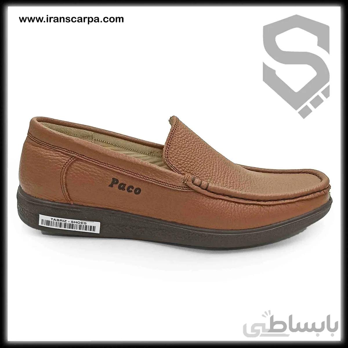 کالج راحتی چرم مردانه مدل فلور