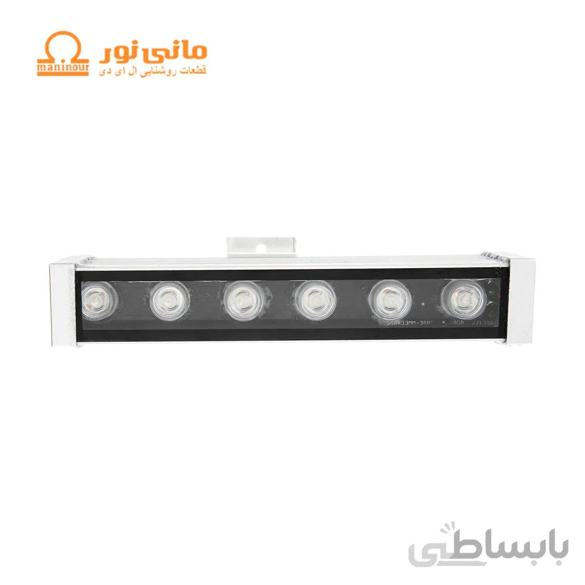 وال واشر تک رنگ 6 وات 25 سانتی