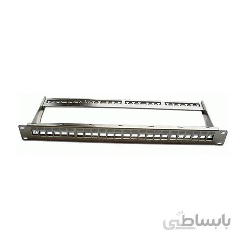 پچ پنل 24 پورت شیلد دار دینتک Cat6A S/FTP