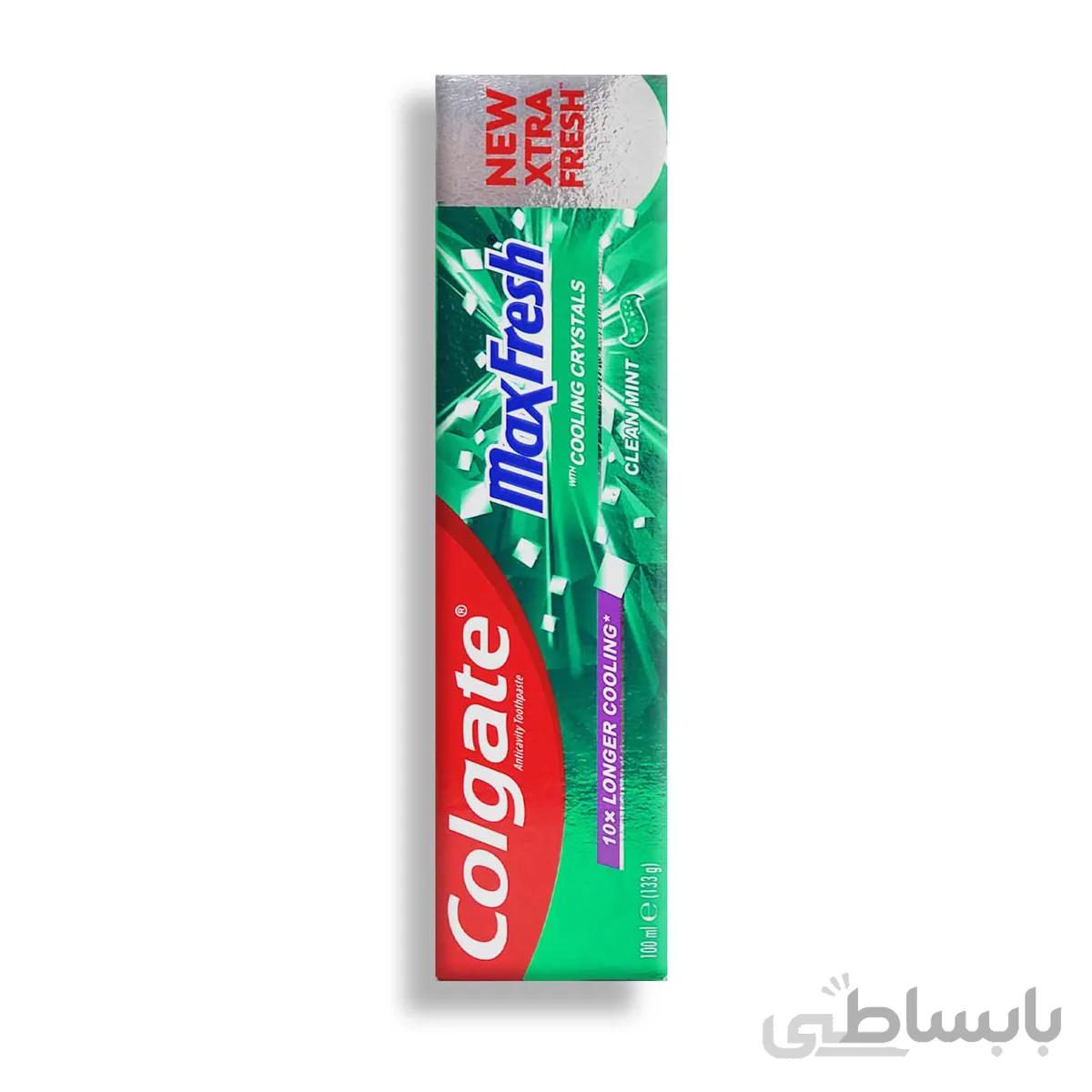 خمیر دندان colgate مدل maxfresh سبز