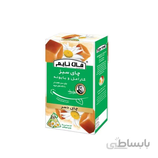 چای دسر کارامل و بابونه فان تایم