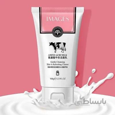 فوم شستشو شیر گاو ایمیجز ا Amino acid milk cleanser