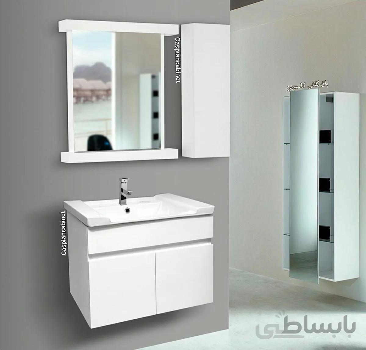 روشویی کابینت دار آنجلا دیواری62 سانت ا روشویی کابینت دار آنجلا دیواری62 سانت