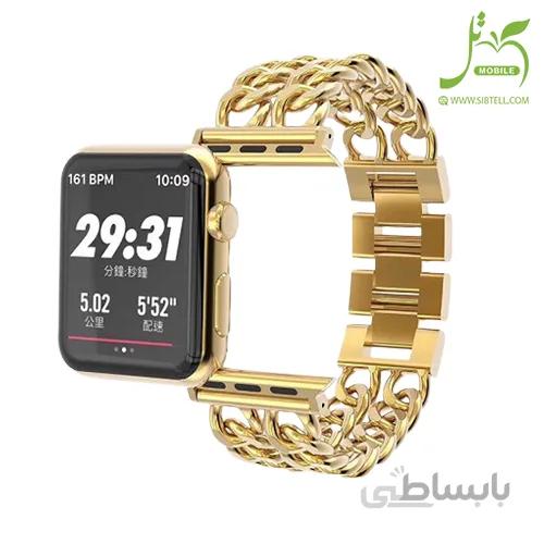 بندفلزی اپل واچ کارتیر CARTIER مناسب برای سایز 42 و 44 میلی متری