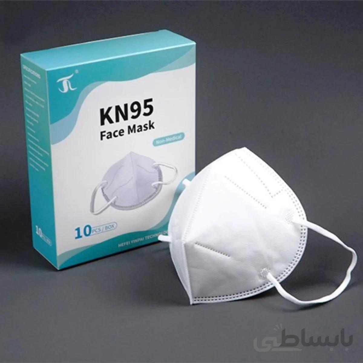 ماسک kn95 بدون سوپاپ 5 لایه بسته 20 عددی