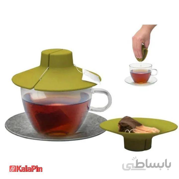 نگهدارنده تی بگ و درپوش سیلیکونی