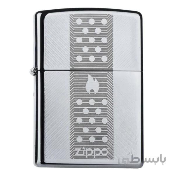فندک زیپو مدل Chimney Design کد 29242