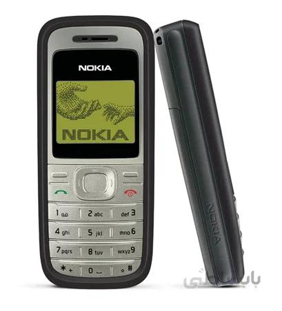 گوشی موبایل اصلی نوکیا ۱۲۰۰ nokia اورجینال + “نو” رجیستر است.