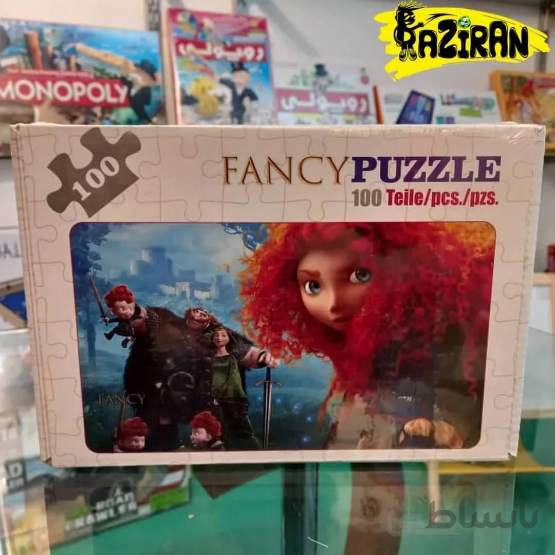 پازل 100 قطعه طرح دلیر Fancy ا Fancy 100 pcs puzzle Brave