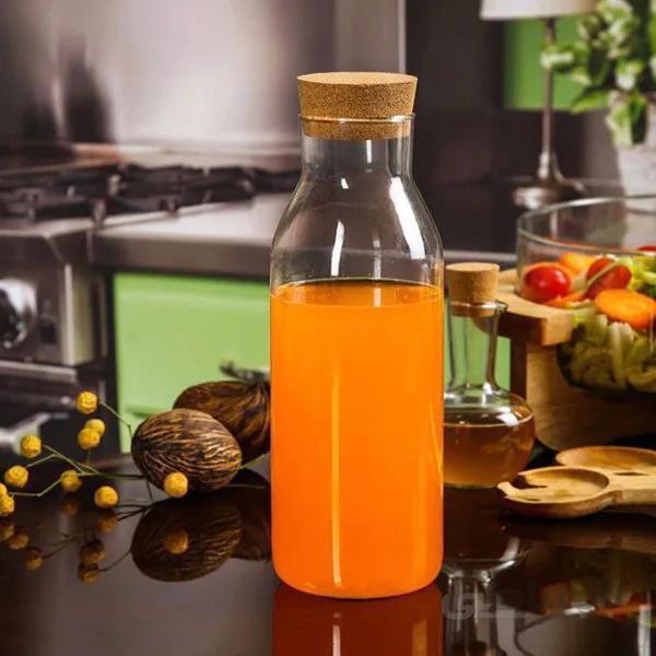 بطری درب چوب پنبه ای طرح ایکیا