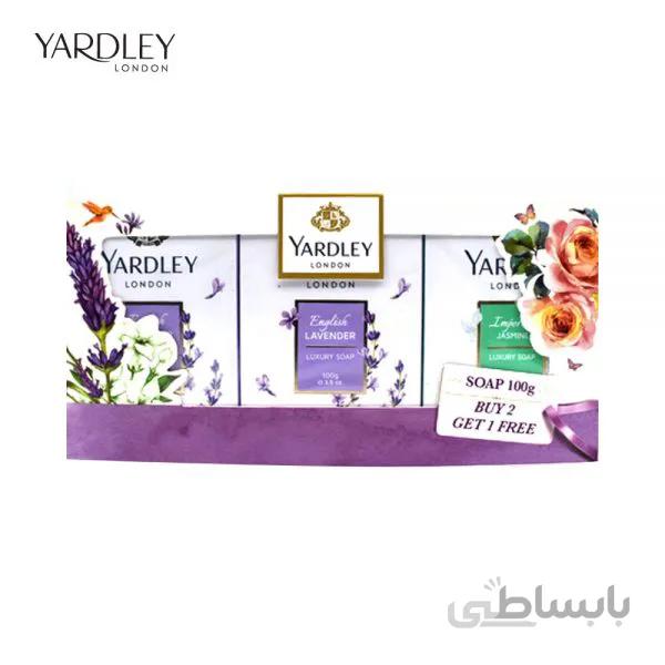 صابون یاردلی ۱۰۰ گرم – باکس ۳ عددی – Yardley london – Luxury Soap