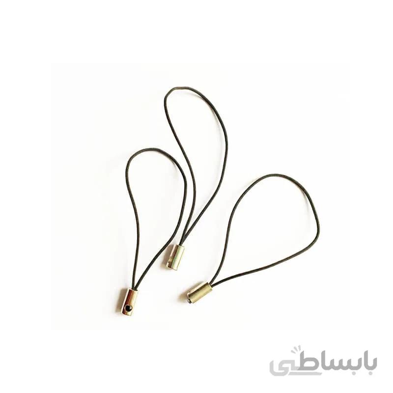بند آویز موبایل مشکی بسته 10 عددی
