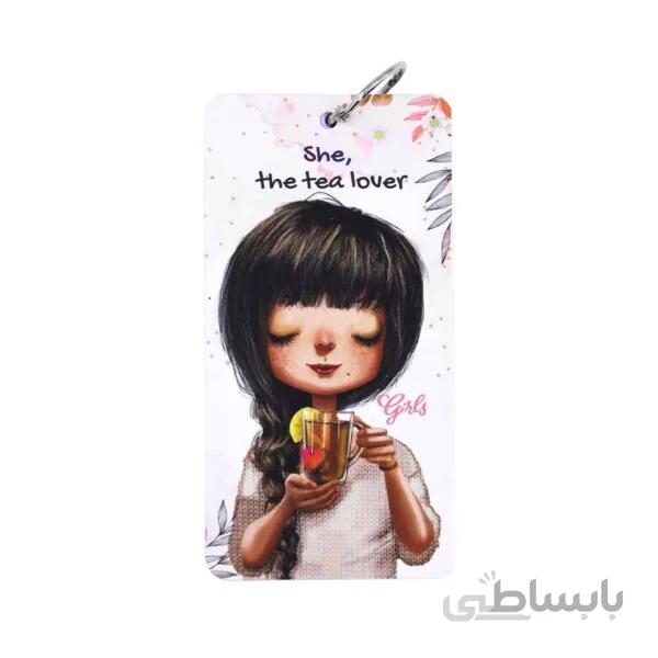 دفتر یادداشت حلقه دار دات نوت طرح دختران Girls کد 05
