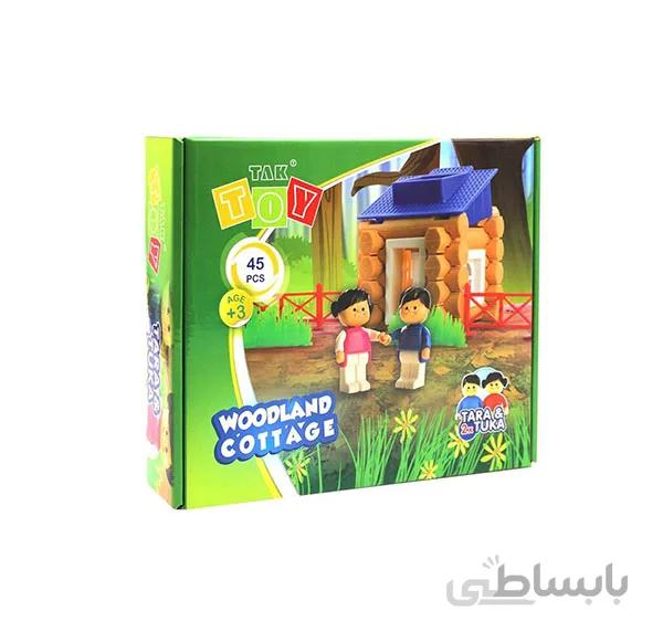کلبه جنگلی 45 تکه تک توی