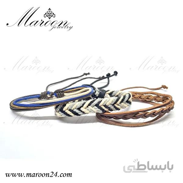 دستبند مردانه و پسرانه سه عددی مارون MM62